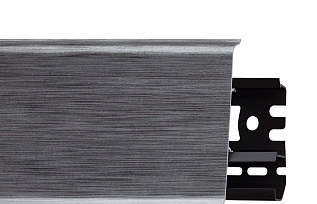 Плинтус со съемной панелью Аллюминиум 70мм (17)