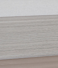 Плинтус с кабель-каналами 253 Ясень серый 85мм