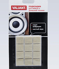 Подкладки п/мебель, 12 шт., 19х19, шерсть, WC12S