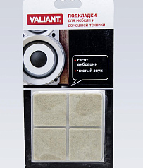 Подкладки п/мебель, 4 шт, 38х38, шерсть, WC4