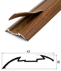 Порог алюминиевый 0,9 м, GA1, 05-11