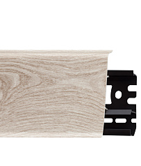 Плинтус со съемной панелью Дуб Бургос 70мм (20)