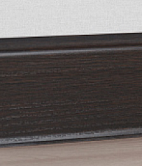 Плинтус с кабель-каналами 303 Венге темный 85мм