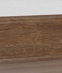 Плинтус с кабель-каналами 211 Дуб рустик 85мм