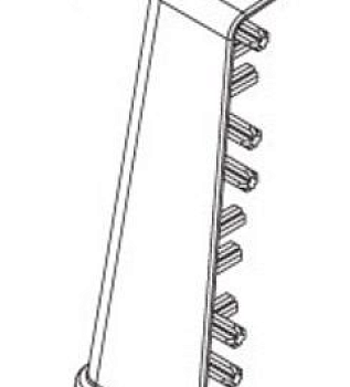 Угол наружный 291 Орех  70мм