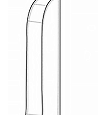 Заглушка правая Оксфорд 70мм (133)