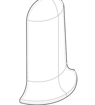 Наружный угол Дуб Песочный 70мм (42)