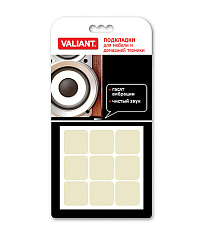 Подкладки п/мебель, 9 шт., 30х30, шерсть, WC9