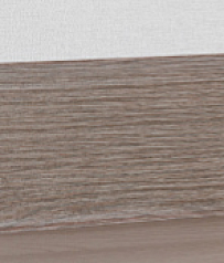 Плинтус с кабель-каналами 215 Дуб снежный 85мм