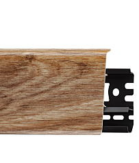 Плинтус со съемной панелью Дуб Лаплант 70мм (06)