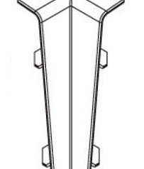 Угол внутренний 253 Ясень серый 85мм